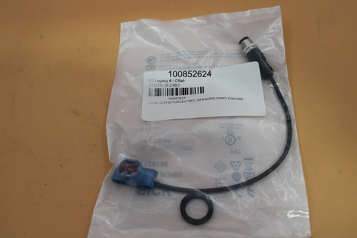 g ObeLaquo juagricpou 
 100852624 
 SRS Legacy # / CRef: 
 ZLD18-2FZ4B2 
 100852624 
 HYBRID PHOTOELECTRIC SENSORS SIMPLESENSE 
 Mur S - ИC 
 PLU JTF+ 
 IND' CONT' EO 
 TIŽLED 
 C 
 na 
 10 30 ADC 
 +22C 
 lbes 
 J5413e