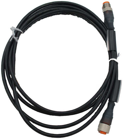 M12 CABLE, 4 PIN, 2M, MALE-FEM - 100857149