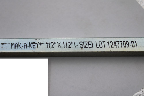 KEYSTOCK, 1/2 In X 1/2 In X 12 - 100504424