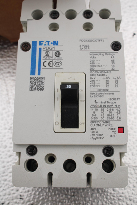 Ckt Breaker- 3-Pole 600Volt Fi - 100505476
