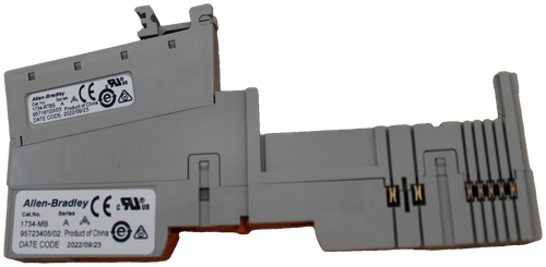 CE 
 Allen-Bradley 
 Cat. No. 
 Series 
 e 
 1734-RTBS A 
 95716103/03 Product of China 
 DATE CODE: 2022/09/23 
 Allen-Bradley ( 98 
 = 
 Cat.No. 
 Series 
 US 
 1734-MB 
 A A 
 95723405/02 Product of China 
 DATE CODE 2022/09/23