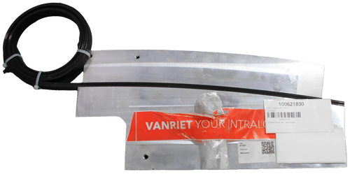 100621830 
 SRS Legacy # / CRef: 
 VANRIET YOUR INTRAL 
 100621830 
 Infeed Block left - New Styl 
 S11904 
 Wheel guide