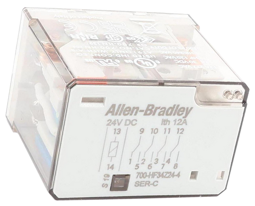 - 
 Allen-Bradley 
 24V DC 
 ith 12A 
 13 1 
 13 
 11 1 
 5 0 
 7 8 
 700-HF34724-4 
 SER-C