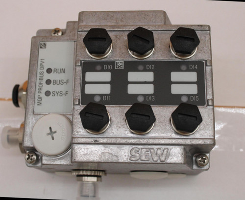 RUN 
 DIO 
 DI2 
 DI4 
 BUS-F 
 SYS-F 
 LL 
 DI1 
 DI3 
 DI5 
 MQP PROFIBUS DPV1 
 NIZOXIS 
 SEWI