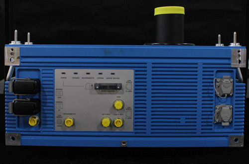 HOST 
 GBIT 1 
 ETHER 
 CAN 1-IN 
 NET 
 CAN 1-OUT 
 ILLUMINATION 
 IN 
 ETHER 
 NET 
 .. . 
 ... 
 POWER 
 AUX 
 OUT 
 GBIT 2 
 MEMORY CARD 
 POWER 
 ETHER 
 NET 
 DEVICE READY 
 RESULT 
 ILLUMINATION 
 SERVICE 
 READY
