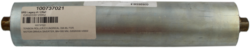 Tensioning 
 100737021 
 G2020330.8 
 SRS Legacy # / CRef 
 G2020330-V0002 
 100737021 
 TENSION ROLLER CYLINDRICAL DIA 65, FOR 
 MOTOR-DRIVEN DIVERTER, BN=300 MM, G2020330-V0002