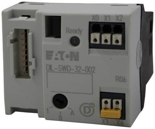 100743738 
 SRS Legacy # / CRef: 
 ADA-SWD-DIL-CM 
 X0 X1 X2 
 Ready 
 100743738 
 EATON 
 118561, MODULE, COMMUNICATION SMART WIRE 
 DIL-SWD-32-002 
 R06 
 D 
 X3 
 X4
