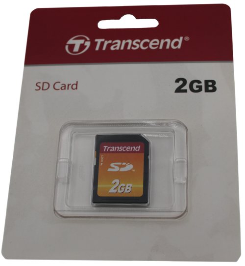 T 
 Transcend 
 SD Card 
 2GB 
 Transcend 
 LOCK 
 2GB