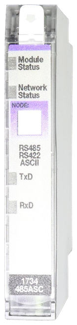 lodule 
 Network 
 Status 
 RS485 
 RS422 
 TxD 
 RXD 
 1734 
 485AS