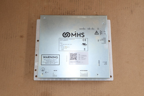 MAINTENANCE POWER STATUS 
 FUSE 
 +· 
 CMHS 
 -. 
 120 Vdc 
 POWER IN 
 COM . 
 Model: ON BOARD CONTROLLER 
 CE 
 MASTER . 
 P/N: CC04ME0625 
 MASTER_RTN . 
 RX 
 COM 
 TX 
 Input 
 ISO_GND . 
 DC 1PH 100-130V 3,5A 
 Output: 
 518301 
 AC 3PH 10/120 Hz 
 70-92V 4,3A 
 300W 
 UBC 
 P/N: CC04ME0625 
 WARNING 
 V: SYS14520501 
 S/N: 05411 
 DAY: 16/2/202. 
 Risk of Electric Shock 
 WOR: 22060003 
 Plates are live 
 POLLUTION DEGREE: 2 
 Disconnect Power Supply 
 OVERVOLTAGE CATEGORY: III 
 +12 Vdc · 
 Manufacturer: 
 Before Servicing 
 IN 
 GND 
 ID 
 D.R. SENSOR 
 MOTOR 
 MOTOR SENSOR 
 HIELD 
 SHTFLI 
 COS 
 .. . . 
 ....... 
 LOS 
 SIN + 
 + 5 Vdc 
 . SIN - 
 . GND