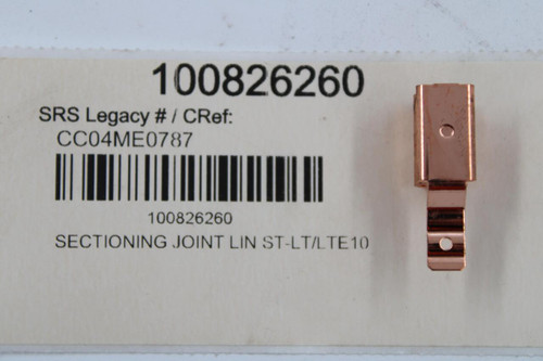 100826260 
 SRS Legacy # / CRef: 
 CC04ME0787 
 100826260 
 SECTIONING JOINT LIN ST-LT/LTE10