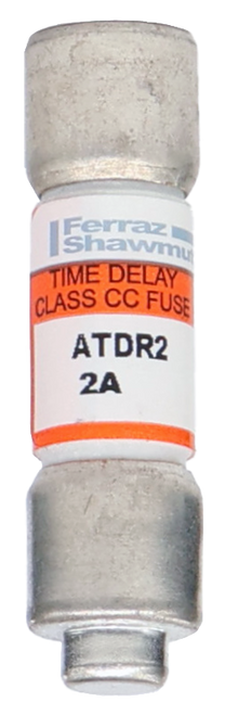 Ferraz 
 Shawmu 
 TIME DELAY 
 CLASS CC FUSE 
 ATDR2 
 2A