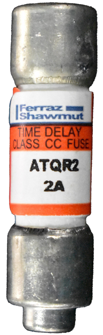 Ferraz m 
 Shawmut 
 TIME DELAY 
 CLASS CC FUSE 
 ATQR2 
 2A