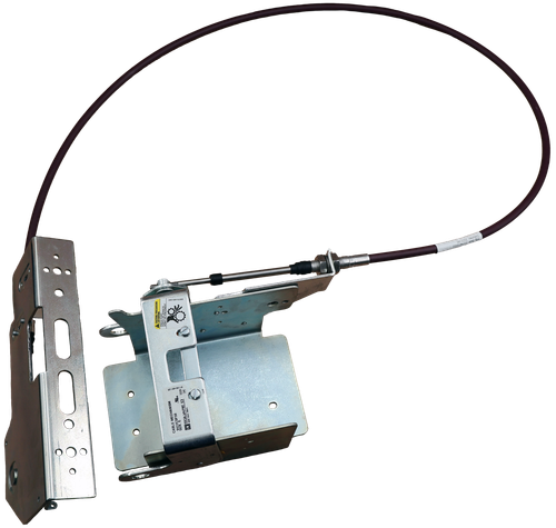 CABLE MECHANISM 
 A CAUTION/ PRECAUCION 
 9422CSF50 
 0-491-28 
 D SQUARE D 
 Cobumex 3221170022