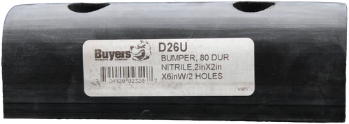Buyers 
 D26U 
 PRODUCTS 
 BUMPER, 80 DUR 
 NITRILE,2inX2in 
 X6inW/2 HOLES 
 7 
 24920 02320 
 1/5/23