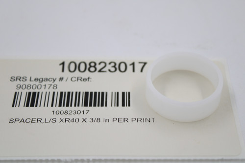 100823017 
 SRS Legacy # / CRef: 
 90800178 
 100823017 
 SPACER,L/S XR40 × 3/8 In PER PRINT