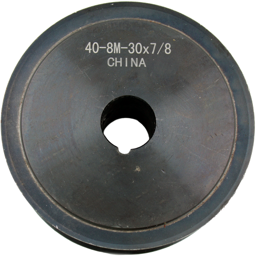 40-8M-30×7/8 
 CHINA 
 100823771 
 SRS Legacy # / CRef: 
 90800845 
 100823771 
 PULLEY,40-8M-30 X 7/8 In BORE LESS SET SCREWS.RLI 
 1127092