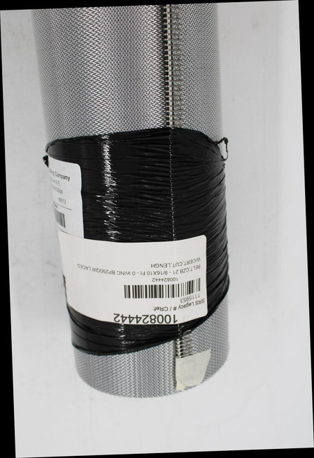 100824442 
 SRS Legacy # / CRef: 
 1115953 
 100824442 
 BELT,CZB 21 - 9/16X10 Ft - 0 InINC BP290QW LACED 
 W/CERT,CUT,LENGH 
 49512 
 Kuedwog Burg