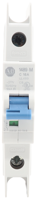 CU-only 
 A.B 
 1489-M 
 C 16A 
 UL489 
 CB 
 ~277V 
 50/60Hz 
 10kA IR 
 UL)us 
 USTED 
 o 
 21 
 009 B1 A5 C8 B 
 CU-only