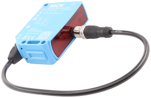SICK 
 AY26P-34162330A00 
 1 221 943 
 DID8389143 
 DC10 ... 30V 60°℃ 
 out s 100 mA Enclosure Type 1 
 BN 1 -+ (L+) 
 WH22-MF 
 SU 3 
 -(M) 
 BK 
 Default: MF .. 
 Qu/C:O 
 SICK AG 
 Erwin-Sick-Str. 1 
 D-79183 Waldkirch 
 Made in Germany 
 2522 
 67 FINECAS-