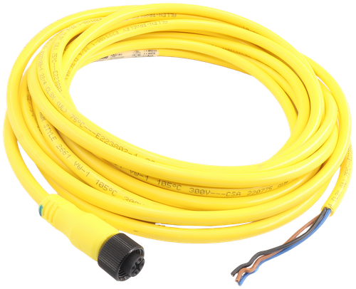 ALLEN-BRADLEY E223188-1 
 WHITE 
 L) 75ºC --- 
 E223100_ 
 <23188-1 22/4 CL 
 E22380 
 CUL 
 75ºC --- E223802-4 
 MUM STYLE 2661 VW-1 
 220775 ALM 
 W-1 
 105°C 
 300V --- CSA 
 105°C