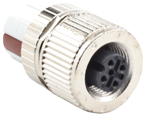 CABLE ACCESSORY - 4-POSITION M12 FEMALE CONNECTOR (I/O)(STRA - 100681655