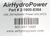 AirHydroPower 
 Part # 2-1600-8384 
 UNL-54 Hydraulic Power Unit (4/23) 
 2-1600-8384 
 502-451-1000 
 www.airhydropower.com 
 CAUTION 
 ACC-