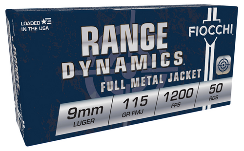 Fiocchi 9mm 115gr FMJ 20rd 9AP