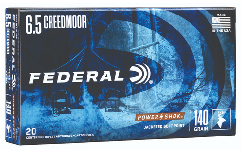 Federal Power-Shok 6.5cm JSP 140gr 20rd 65CRDB Federal Power-Shok 6.5cm JSP 140gr 20rd 65CRDB