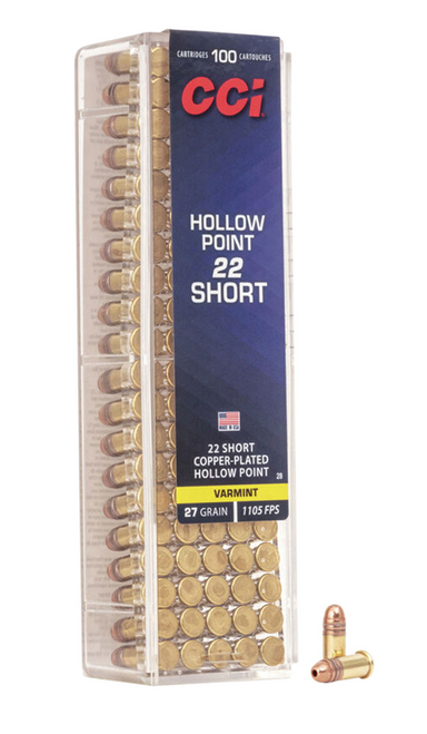 CCI 22 short 27gr LHP 100rd 0028