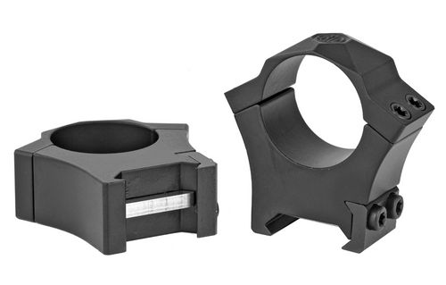 SIG OPTICS SCOPE RINGS ALPHA 1 1" STEEL HIGH BLACK MATTE - SOA10008