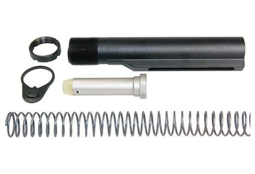 GUNTEC MILSPEC AR15 BUFFER TUBE W/ BUFFER & SPRING - MILTUBESET