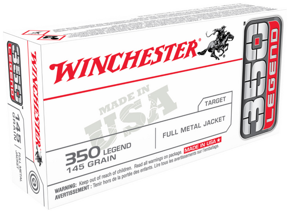 Winchester 350LGN 145gr FMJ USA3501