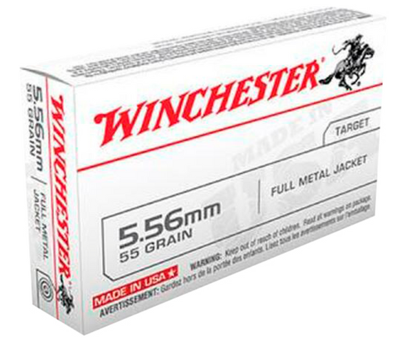 Winchester USA 5.56nato M193 55gr FMJ 20rd WM193K
