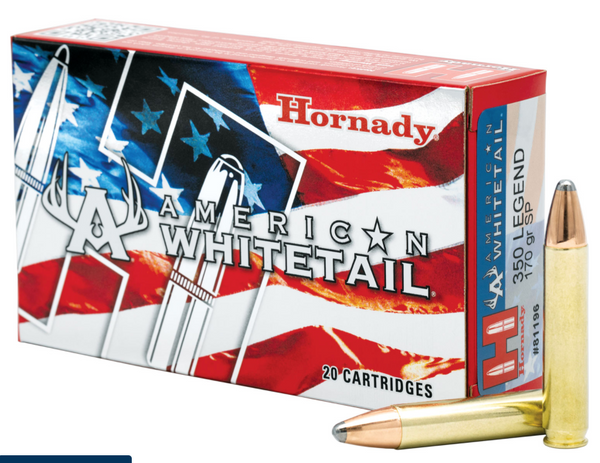 Hornady 350legend Am Whitetail170gr Interlock 20rd 81196