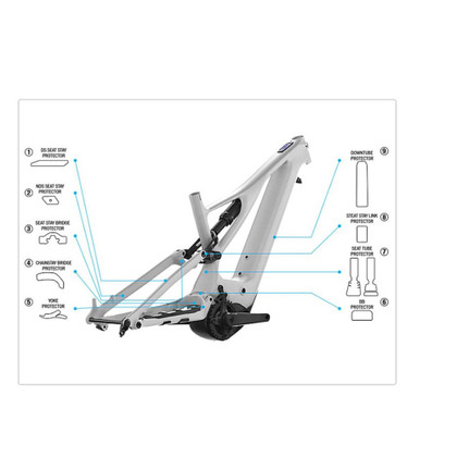 Kit completo de pegatinas protectoras para Turbo Levo