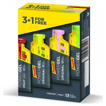 Gel Powerbar Multipack 4 Geles Energeticos (3+1 gratis)