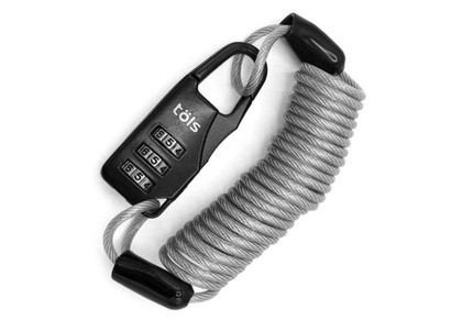 Mini Candado Tols Cable Espiral
