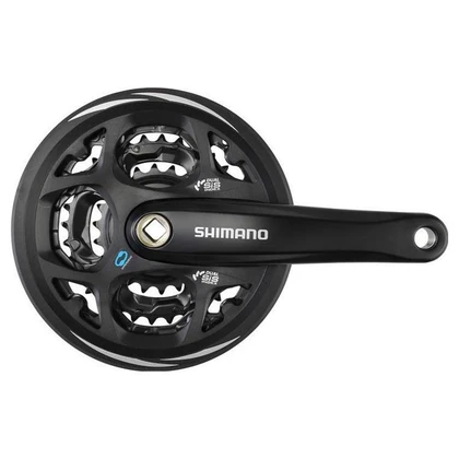 Plats i Bieles Shimano Altus 8V 175 mm Quadrat Negre