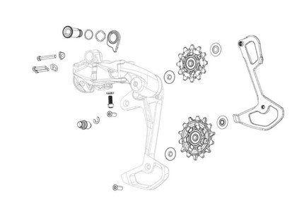 Caja Interna Cambio Sram GX Eagle AXS T-Type