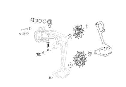 Kit Tornillo Anclaje Sram + B-Knuckle GX Eagle AXS T-Type