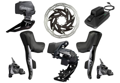 Grupo Sram Force E-Tap AXS 2X Flat Mount