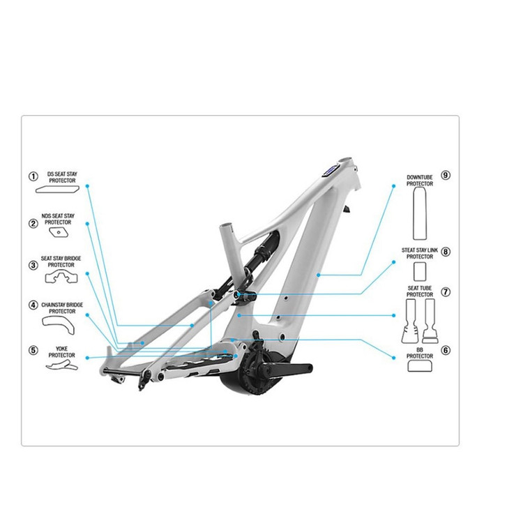 Kit completo de pegatinas protectoras para Turbo Levo