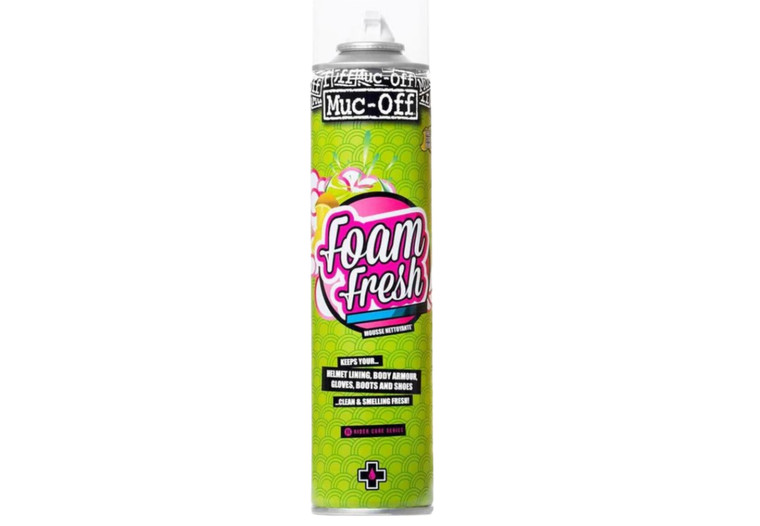 Espuma Limpieza Muc-Off Foam Fresh 400ml Cascos,Zapatillas,Ropa