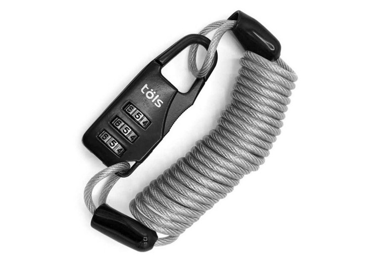 Mini Candado Tols Cable Espiral