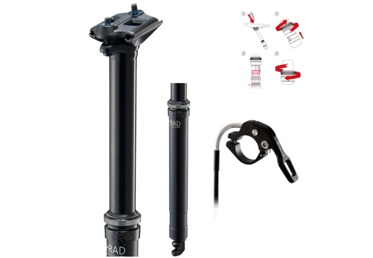 Tija telescopica Tranz-X 31.6x409mm