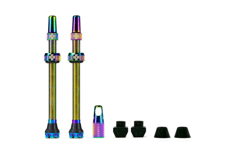 Juego Valvulas Muc-Off V2 Tubeless Arcoiris 80mm