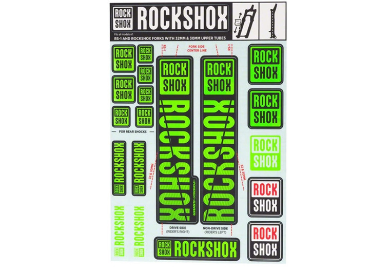 Adhesivos De Horquilla Rock Shox