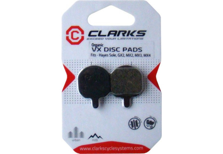 Pastillas Clarks Organicas Disc Hayes GX-2/MX-2