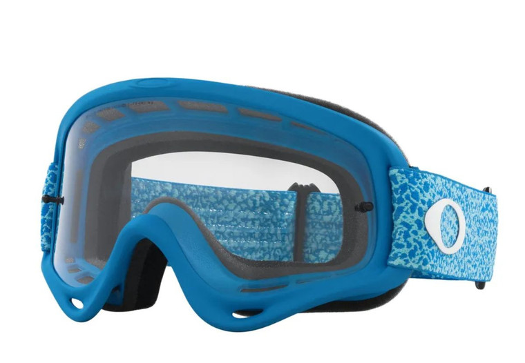 Mascara Oakley O-Frame MX Blue Crackle/Clear